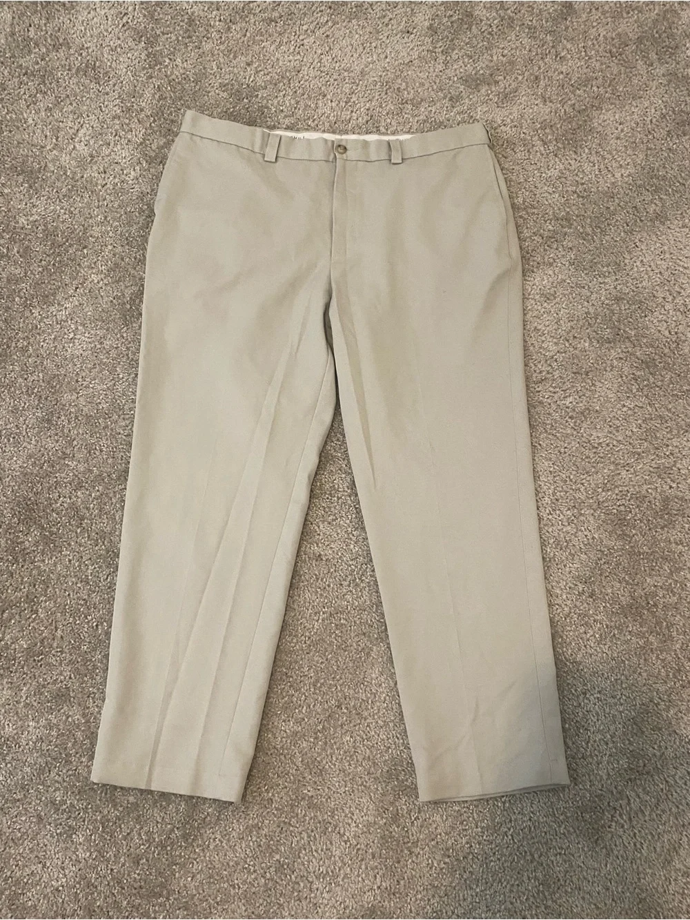 Oak hill Men's Tailored Dress Pants in Light Beige